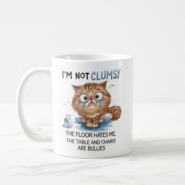 I’m Not Clumsy, The Floor Hates Me  Coffee Mug (Left)