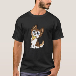 I M Not Fat I M Just A Little Husky Braun Malamute T-Shirt