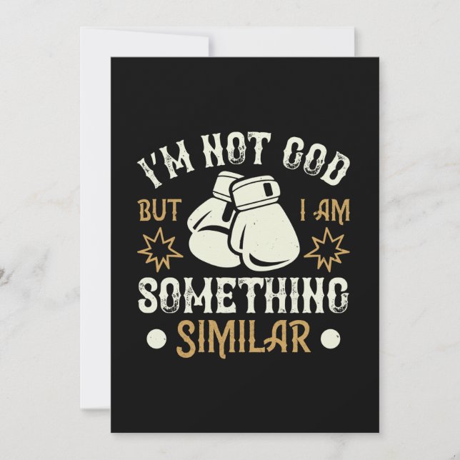 I’M Not God But I Am Something Similar Save The Date (Front)