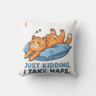 I’m Not Lazy, I’m Energy Efficient Throw Pillow