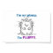 I’M NOT PLUMP, I’M FLUFFY poster by Sandra Boynton