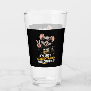 I’m Not Short, I’m Just Fun-Sized Mouse Glass