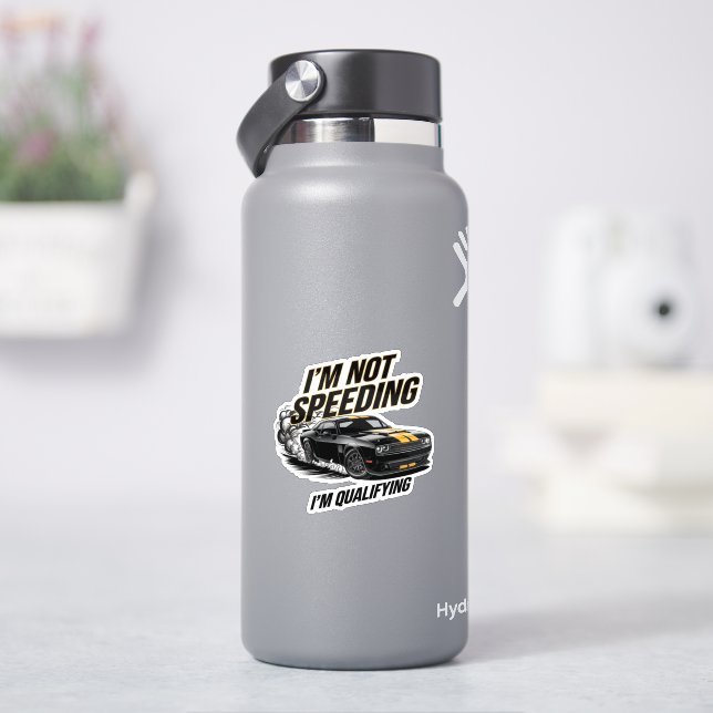 I’m Not Speeding, I’m Qualifying Funny Car Design (HydroFlask)