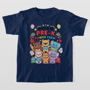 "I’m Part of the Pre-K Power Crew!" – Kids T-Shirt
