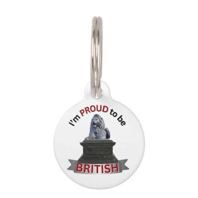 I’m Proud to be British Pet Tag (Front)
