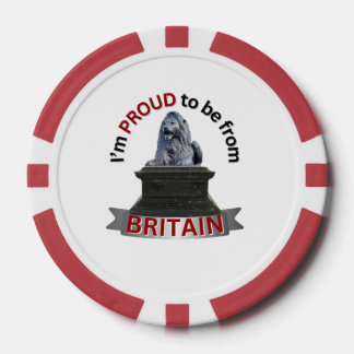 I’m Proud to be from Britain Poker Chips