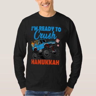 I M Ready To Crush Hanukkah Monster Truck Chanukah T-Shirt