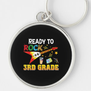 I’m Ready To Rock 3rd Grade Third Back To School G Keychain