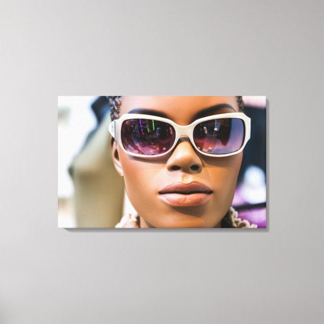 I’m real beautiful canvas print (Front)