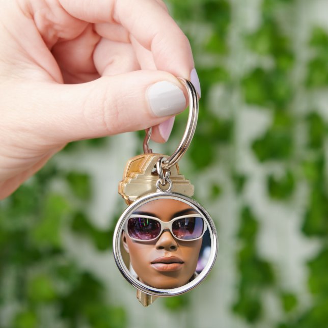 I’m real beautiful keychain (Hand)