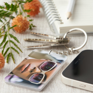 I’m real beautiful keychain
