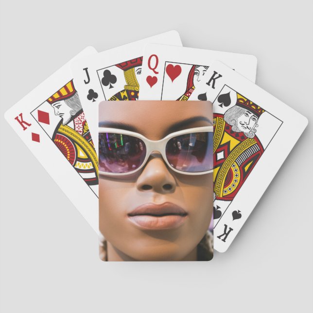 I’m real beautiful playing cards (Back)