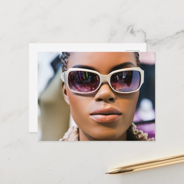 I’m real beautiful postcard (Front/Back In Situ)