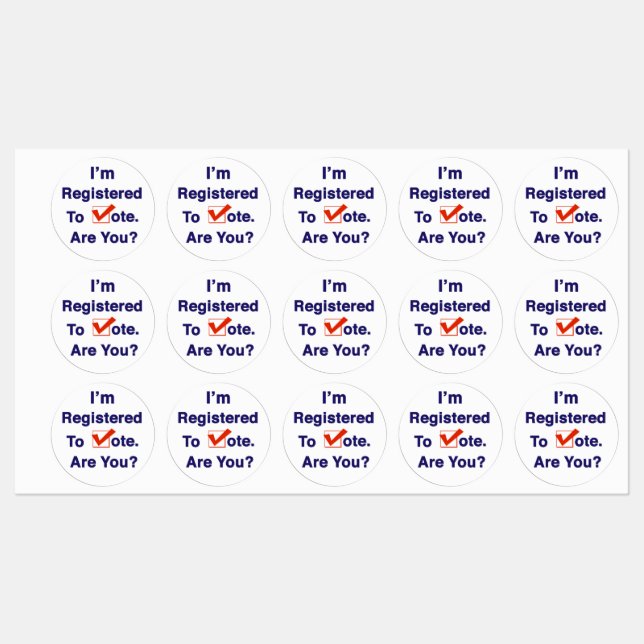 I’m Registered to Vote (Sheet)