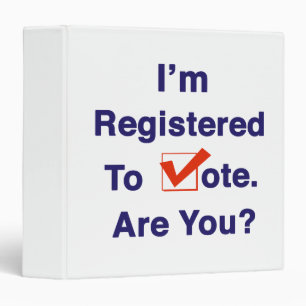 I’m Registered to Vote 2024 Binder