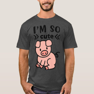 I`m So Cute Pig I Sweet Pig I Children Pig Premium T-Shirt