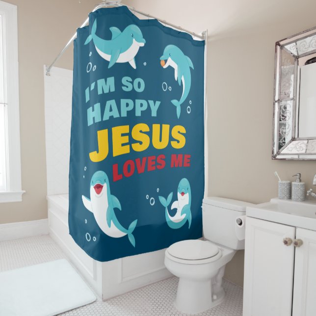 I’m So Happy Jesus Loves Me Kids Dolphin Christian (In Situ)