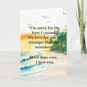 I’m Sorry Relationship Card