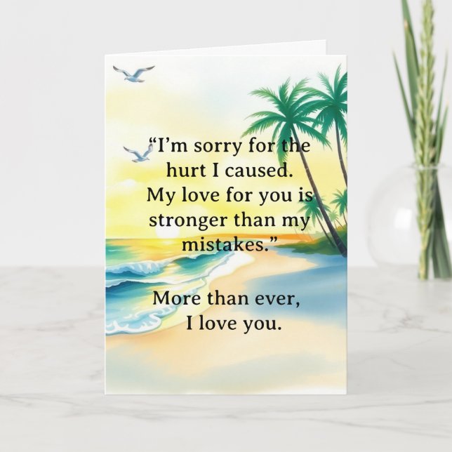 I’m Sorry Relationship Card (Front)