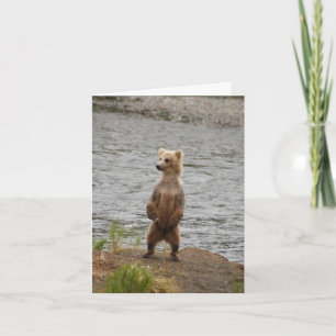 I’m still here bear standing tall card