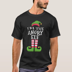 I M The Angry Elf Funny Family Matching Christmas T-Shirt