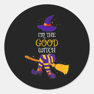 I’m The Good Witch Family Matching Costume Hallowe Classic Round Sticker
