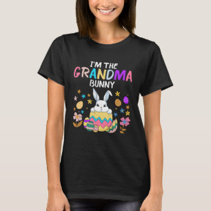 I m the Grandma Bunny Happy Easter Day Women Rabbi T-Shirt