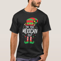 I M The Mexican Elf Family Group Matching Christma