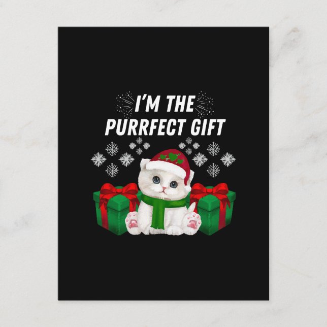 I m The Purrfect Gift Enclosure Card (Front)