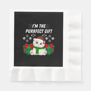 I m The Purrfect Gift Napkin