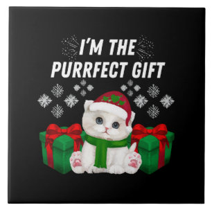 I m The Purrfect Gift Tile