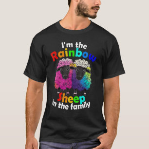 I m the rainbow sheep of the family Lesbian Pride T-Shirt