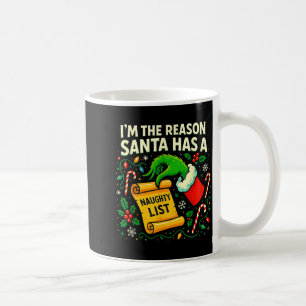I’m The Reason Santa Has A Naughty List Christmas  Coffee Mug