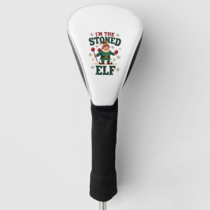 I�m The Stoned Elf Vintage Christmas Dabbing Unico Golf Head Cover