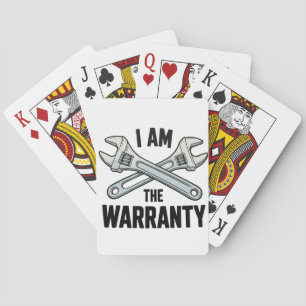I’m The Warranty Mechanic Father’s Day Dad Grandpa Playing Cards