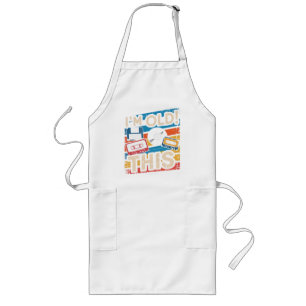 I’m This Old Colourful Retro Music Nostalgia Long Apron