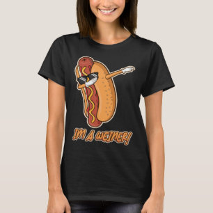 I m Wiener Dabbing Sunglasses Hotdog Food Humor T-Shirt