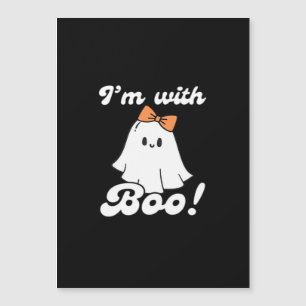 I’m With Boo Funny Retro