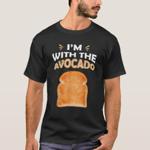 I m with the Avocado Avocadolovers Toast Halloween T-Shirt