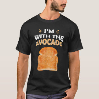 I m with the Avocado Avocadolovers Toast Halloween T-Shirt