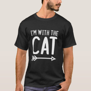 I m With The Cat Funny Matching Halloween Couple C T-Shirt
