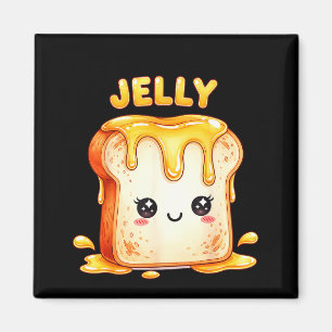 I’m With The Jelly Funny Matching Couple Cute Kawa Magnet