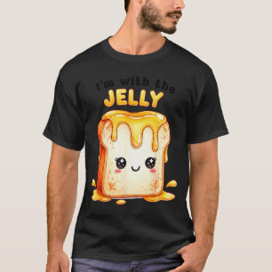 I’m With The Jelly Funny Matching Couple Cute Kawa T-Shirt