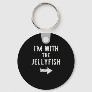 I’m With The Jellyfish Halloween Couple Costume Je Keychain