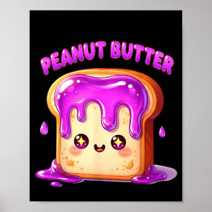 I’m With The Peanut Butter Funny Matching Couple C Poster