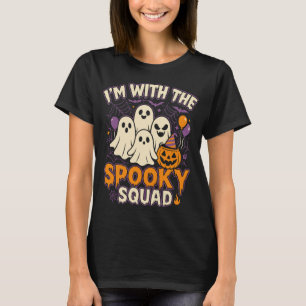 I’m With The Spooky Squad, Halloween group outfit T-Shirt