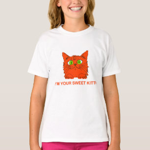 I’m Your Sweet Kitty - Red Cat by artist Lukian T-Shirt