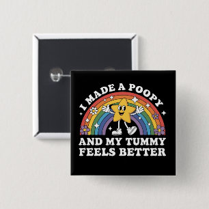 I Made A Poopy Funny Inappropriate Vacation Swap  2 Inch Square Button