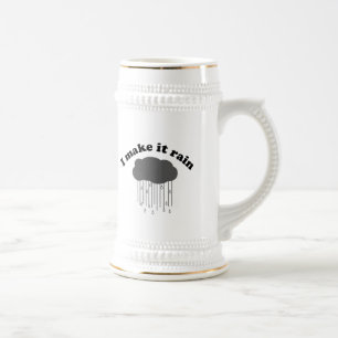 I Make It Rain Beer Stein