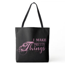 I Make Pretty Things 18" Shoulder Tote